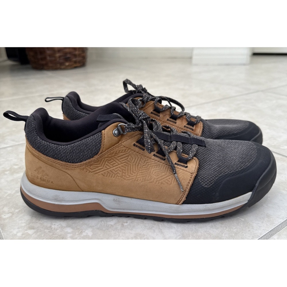 Quechua‎ Decathalon NH500 Brown Black Cross Contact Men's Shoes Size 11.5 Trail